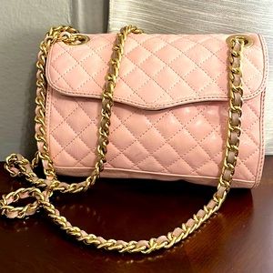 Rebecca Minkoff crossbody pink bag.